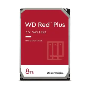 HDD|WESTERN DIGITAL|Red Plus|8TB|SATA|256 MB|5640 rpm|3,5"|WD80EFPX