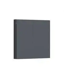 SMART HOME WIRED SWITCH DOUBLE/GREY WS-EUK02-G AQARA
