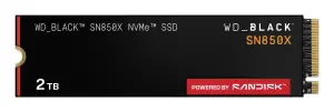 SSD|SANDISK|1200xTBW rating|Read speed 7300 MB/s|Write speed 6600 MB/s|NVMe Yes|PCI Express 4.0|M.2|2000 GB|POWERED BY SANDISK|Black SN850X|WDS200T2X0E
