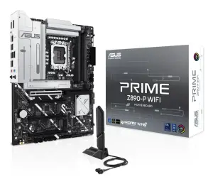 Mainboard|ASUS|Intel Z890|LGA1851|ATX|Memory DDR5|Memory slots 4|3xPCI-Express 4.0 16x|1xPCI-Express 5.0 16x|4xM.2|1xHDMI|1xDisplayPort|1xAudio-In|1xAudio-Out|1xMicrophone|4xUSB 2.0|2xUSB 3.0|1xUSB 3.1|1xUSB-C w/Thunderbolt|1xRJ45|PRIMEZ890-PWIFI