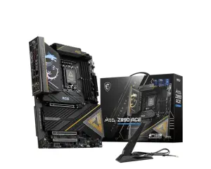 Mainboard|MSI|Intel Z890|LGA1851|ATX|Memory DDR5|Memory slots 4|3xPCI-Express 16x|5xM.2|1xHDMI|1xAudio-In|1xAudio-Out|11xUSB 3.1|2xUSB-C|2xUSB-C w/Thunderbolt|1xOptical S/PDIF|1xRJ45|MEGZ890ACE