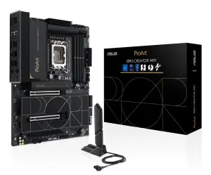 Mainboard|ASUS|Intel Z890|LGA1851|ATX|Memory DDR5|Memory slots 4|1xPCI-Express 4.0 16x|2xPCI-Express 5.0 16x|5xM.2|1xHDMI|1xDisplayPort|1xAudio-In|1xAudio-Out|1xUSB 2.0|6xUSB 3.2|3xUSB-C w/Thunderbolt|1xRJ45|PROARTZ890-CREATORWIFI