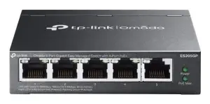 Switch|TP-LINK|Omada 5-Port Gigabit Easy Managed Switch with 4-Port PoE+|Switch type Managed|5xRJ-45 ports|RJ-45 Ports Type Gigabit Ethernet (10/100/1000)|ES205G