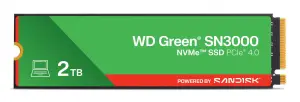 SSD|SANDISK|Read speed 5000 MB/s|Write speed 4200 MB/s|NVMe Yes|PCI Express 4.0|M.2|2048 GB|POWERED BY SANDISK|Green|WDS200T4G0E