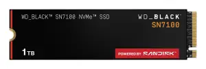 SSD|SANDISK|Read speed 7250 MB/s|Write speed 6900 MB/s|NVMe Yes|PCI Express 4.0|M.2|1000 GB|POWERED BY SANDISK|Black SN7100|WDS100T4X0E
