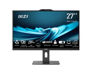 Monoblock PC|MSI|PRO|AP272P 14M|Business|All in One|CPU Core i5|i5-14400|2500 MHz|Screen 27"|RAM 16GB|DDR4|3200 MHz|SSD 512GB|Graphics card Intel UHD Graphics|Integrated|Windows 11 Pro|Colour Black|PROAP272P14M-496EU