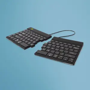 KEYBOARD WRL COMPACT BREAK/BLACK RGOSBUSWLBL R-GO TOOLS