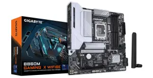 Mainboard|GIGABYTE|Intel B860 Express|LGA1851|Micro-ATX|Memory DDR5|Memory slots 4|2xPCI-Express 16x|2xM.2|1xHDMI|1xDisplayPort|1xAudio-In|1xAudio-Out|1xMicrophone|5xUSB 2.0|3xUSB 3.2|1xUSB-C|1xRJ45|B860MGAMINGXWIFI6E1.0