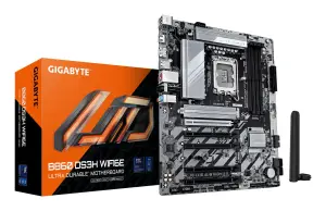 Mainboard|GIGABYTE|Intel B860 Express|LGA1851|ATX|Memory DDR5|5xPCI-Express 16x|2xM.2|1xHDMI|1xDisplayPort|1xAudio-In|1xAudio-Out|1xMicrophone|1xUSB 2.0|1xUSB 3.2|1xUSB-C|1xPS/2|1xRJ45|B860DS3HWIFI6E1.0