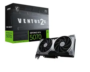 Graphics Card|MSI|NVIDIA GeForce RTX 5070|12 GB|GDDR7|192 bit|PCIE 5.0 16x|Dual Slot Fansink|1xHDMI|3xDisplayPort|RTX507012GVENTUS2XOC