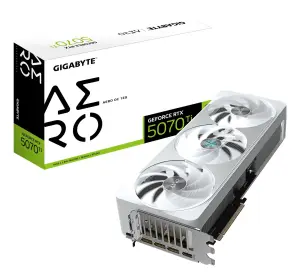 Graphics Card|GIGABYTE|NVIDIA GeForce RTX 5070 Ti|16 GB|GDDR7|256 bit|PCIE 5.0 16x|GPU 2588 MHz|Dual Slot Fansink|1xHDMI|3xDisplayPort|GV-N507TAEROOC-16GD1.0