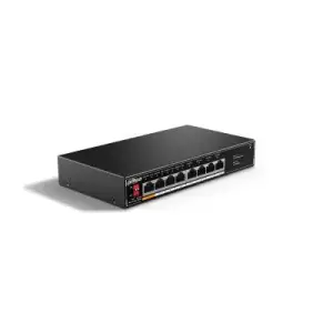 Switch|DAHUA|Desktop/pedestal|8x10Base-T / 100Base-TX|PoE ports 4|60 Watts|SF1008LP