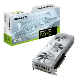 Graphics Card|GIGABYTE|NVIDIA GeForce RTX 5070|12 GB|GDDR7|192 bit|PCIE 5.0 16x|GPU 2587 MHz|Triple slot Fansink|1xHDMI|3xDisplayPort|GV-N5070EAGLEOCICE-12GD