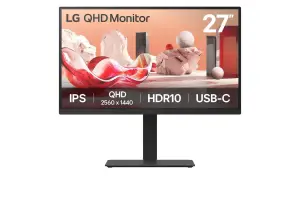 LCD Monitor|LG|27BA75QB-B|27"|Panel IPS|2560x1440|16:9|100Hz|Matte|Speakers|Swivel|Pivot|Height adjustable|Tilt|Colour Black|27BA75QB-B