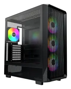 Case|MONTECH|X5|MidiTower|Case product features Transparent panel|Not included|Colour Black|X5(B)