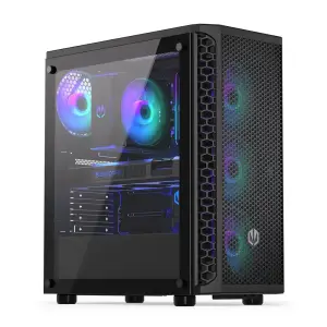 Case|ENDORFY|Signum 300 ARGB|MidiTower|Case product features Transparent panel|Not included|ATX|MicroATX|MiniITX|Colour Black|EY2A006