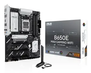 Mainboard|ASUS|AMD B650|SAM5|ATX|Memory DDR5|Memory slots 4|2xPCI-Express 3.0 16x|1xPCI-Express 4.0 16x|1xPCI-Express 5.0 16x|3xM.2|1xHDMI|1xDisplayPort|2xUSB 2.0|5xUSB 3.2|1xUSB-C|1xRJ45|3xAudio port|B650EMAXGAMINGWIFI