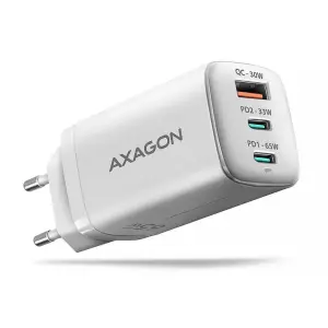 MOBILE CHARGER WALL USB 65W/GAN 3PORT ACU-DPQ65W AXAGON