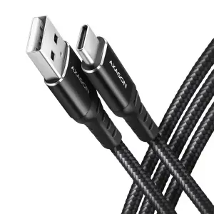 CABLE USB-C TO USB2.0 1M/BLACK BUCM-AM10AB AXAGON