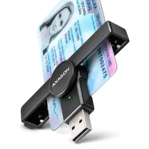 CARD READER POCKET SMARTCARD/USB2.0 CRE-SMPA AXAGON