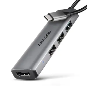 I/O HUB USB-C 4IN1/0.15M HMC-H3A AXAGON