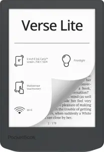 E-Reader|POCKETBOOK|Verse Lite 619 6'|6"|1024x758|1xUSB-C|Wireless LAN|Grey|PB619-T-WW
