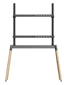 TV SET ACC FLOOR STAND 55-86"/BLK/WOOD TVS-86F-01-BK GEMBIRD