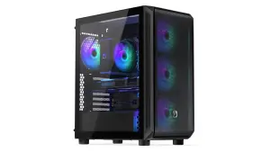 Case|ENDORFY|Arx 500 ARGB|MidiTower|Case product features Transparent panel|Not included|ATX|MicroATX|MiniITX|Colour Black|EY2A011