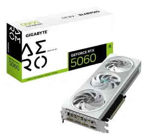 Graphics Card|GIGABYTE|NVIDIA|GeForce RTX 5060|2595 MHz|8 GB|GDDR7|128 bit|PCI Express 5.0|Active|GV-N5060AEROOC-8GD