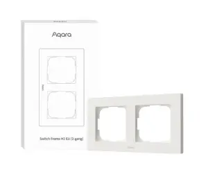 SMART SWITCH FRAME H2 (2-GANG)/WHITE FE-X01D-W AQARA