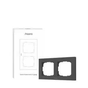 SMART SWITCH FRAME H2 (2-GANG)/GRAY FE-X01D-G AQARA