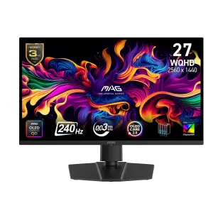 Monitor|MSI|26.5 "|2560 x 1440 pixels|Wide Quad HD|Native aspect ratio 16:9|QD-OLED|Flat|MAG271QPQDOLEDX24