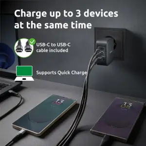 POWER ADAPTER USB-C GAN +C520C/7810010 INTENSO