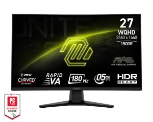 LCD Monitor|MSI|27 "|2560 x 1440 pixels|Wide Quad HD|Native aspect ratio 16:9|Curved|MAG274CQF
