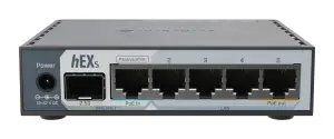 NET ROUTER/SWITCH 5PORT 1000M/HEX S E60IUGS MIKROTIK