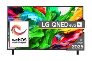 TV Set|LG|55 "|4K Ultra HD|3840 x 2160 pixels|Flat|16:9|QNED evo|55QNED85A3C