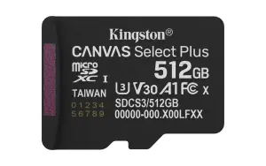 MEMORY MICRO SDXC 512GB UHS-I/SDCS3/512GBSP KINGSTON