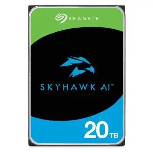 HDD|SEAGATE|SkyHawk AI| 20 TB|Serial ATA III|Buffer 512 MB|7200 RPM|3.5 "|ST20000VE003