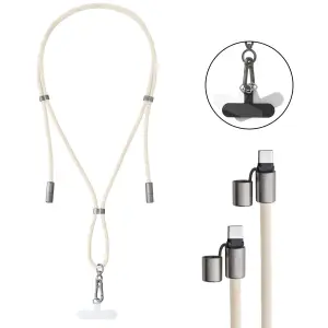 CABLE USB-C TO USB-C 1.65M/LANYARD BEIGE 7991001 INTENSO