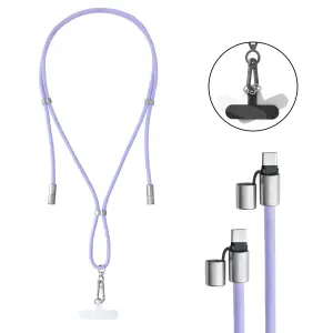 CABLE USB-C TO USB-C 1.65M/LANYARD PURPLE 7991003 INTENSO