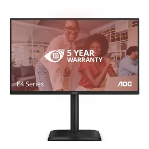 LCD Monitor|AOC| 60.5 cm (23.8")|1920 x 1080 pixels|Full HD|Native aspect ratio 16:9|LED|Flat|24E4U