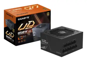 Power Supply|GIGABYTE|UD850GM PG5 V2|ATX 3.1|850 Watts|Efficiency 80 PLUS GOLD|PFC Active|MTBF 100000 hours|GP-UD850GMPG5V2