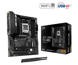 Mainboard|ASROCK|AMD X870|SAM5|ATX|Memory DDR5|Memory slots 4|X870PRO-AWIFI
