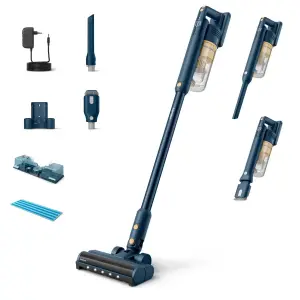Vacuum Cleaner|PHILIPS|Upright/Cordless/Bagless|Capacity 0.27 l|Noise 84 dB|Blue|Weight 1.4 kg|XC5043/01