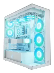 Case|ARCTIC|Xtender (White)|MidiTower|Case product features Transparent panel|Not included|Colour White|ACPCC00014A
