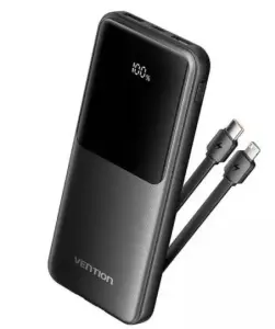 POWER BANK USB 10000MAH 22.5W/BLACK FHOB0 VENTION
