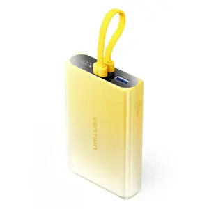 POWER BANK USB 10000MAH 22.5W/YELLOW FHZY0 VENTION