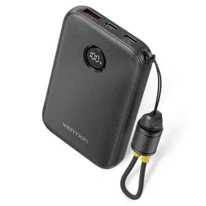 POWER BANK USB 10000MAH 22.5W/BLACK FKAB0-C VENTION