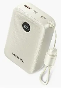 POWER BANK USB 20000MAH 22.5W/BEIGE FKBN0-C VENTION