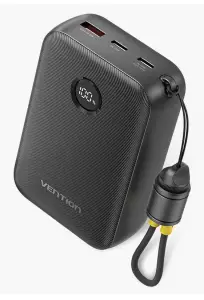 POWER BANK USB 20000MAH 22.5W/BLACK FKBB0-C VENTION
